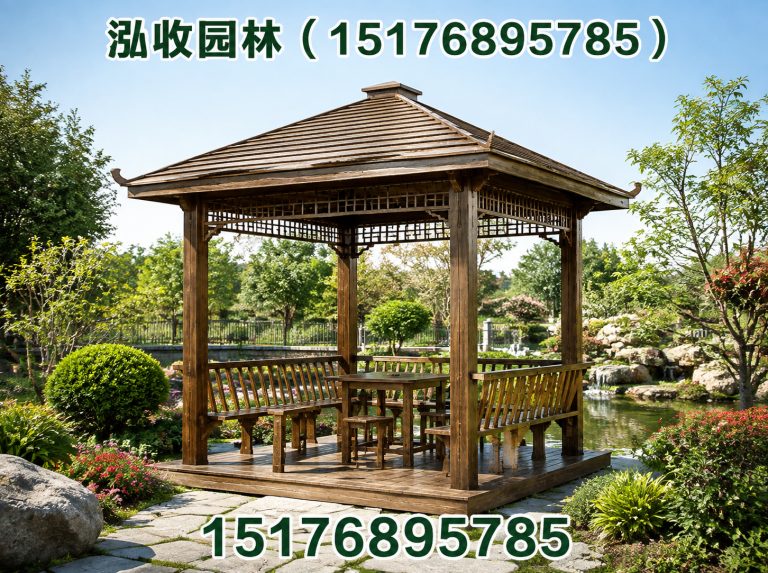 珠海防腐木展示图